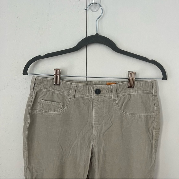 Pilcro Corduroy Skinny Jeans Serif Pull On Pants Womans 29 Straight Slim Beige - Picture 9 of 9